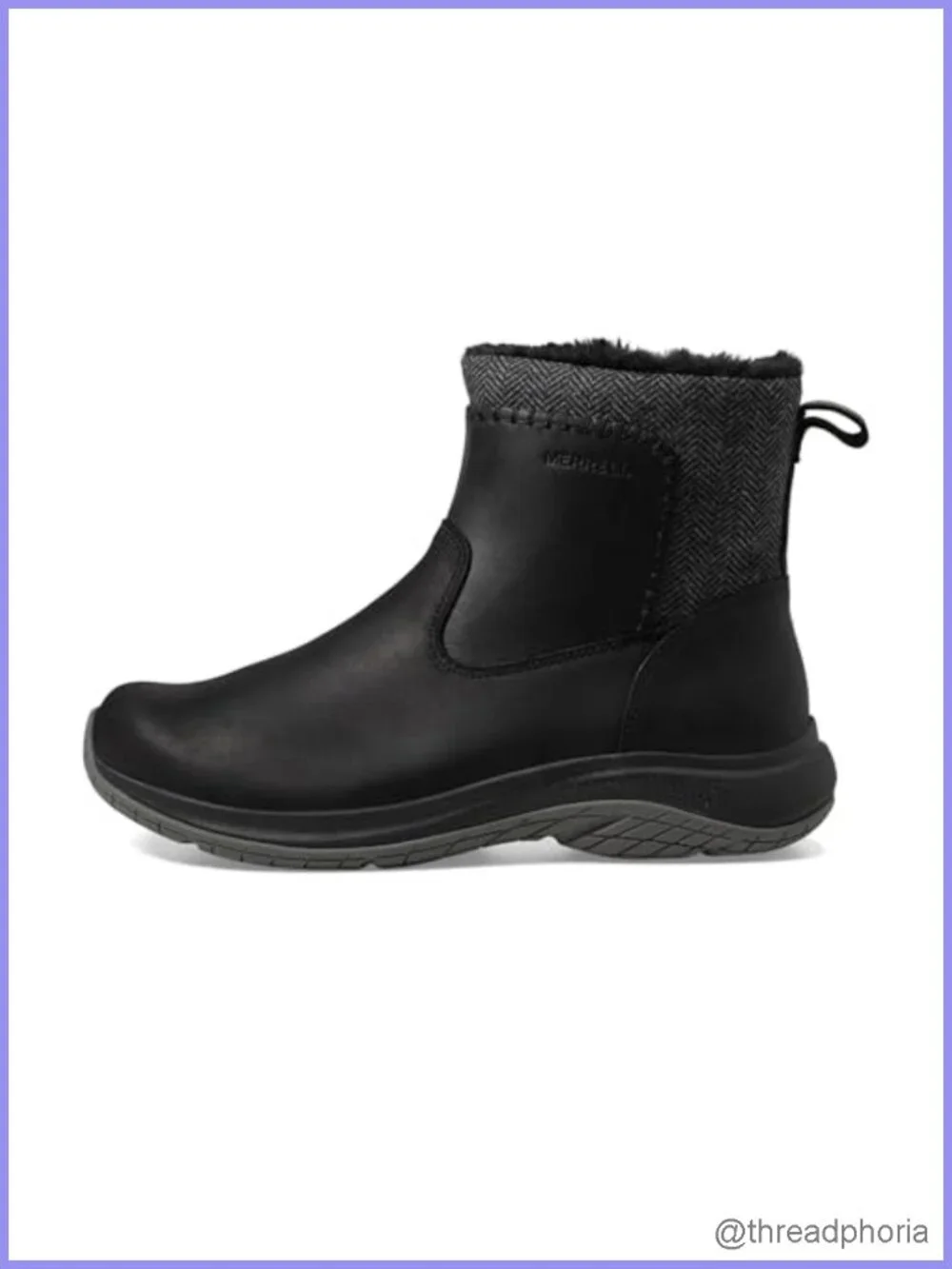 Waterproof Leather Mid Zip Ankle Hiking Boot